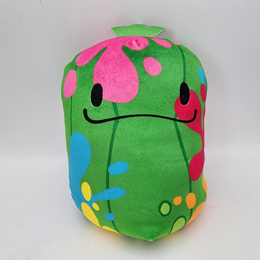 Cats Vs Pickles Large Splat Bean Bag Plush Stuffed Toy 9" Multicolor Kawaii